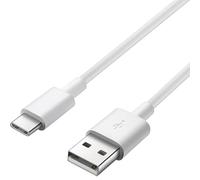 PremiumCord Câble de Connexion USB-C pour USB A, USB 2.0, Câble de Transmission de Données Jusqu'à 480 Mbit/s, Charge Rapide Jusqu'à 3 A, Blanc, Longueur 2 m