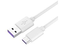 PremiumCord Câble USB A vers USB‑C 5A 100W PD 3.0 QC 4.0 480 Mbit/s Blanc 1 m
