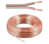 PremiumCord Câble de cuivre 100% CU 2x0,75 mm² 50 m, KJPR-03-50