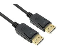 PremiumCord Câble DisplayPort 2.0 16K M/M 3 m, Mâle vers Mâle, 80Gbps, Vidéo 16K@60Hz, 8K@120Hz, 4K@144Hz 2160p, HDCP 2.2, Connecteurs Plaqués Or, Noir