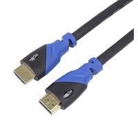 PremiumCord 4K Câble HDMI 2.0b Haute Vitesse M/M 18Gbps avec Ethernet, Compatible avec Vidéo 4K@60Hz, Deep Color, 3D, ARC, HDR, Dolby TrueHD, Connecteurs plaqués Or, Connecteur de fiche PVC, 5 m