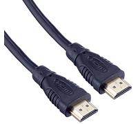 PremiumCord Câble HDMI Haut Débit 4K M/M, 10,2 Gbit/s Avec Ethernet, Compatible Vidéo 4K@30 Hz, Full HD 1080p, Deep Color, 3D, ARC, HDR, Dolby TrueHD, Connecteurs Plaqués Or, Noir, 1 m