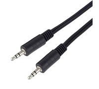 PremiumCord Câble Jack 0,5m, Jack Plug 3,5 mm, Fiche StereoJack Mâle vers Mâle, Câble de Connexion Audio AUX, pour Les Téléphones à Cellules TV MP3 Hi-FI, Blindé, Couleur Noire