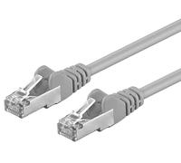 PremiumCord Câble Patch, CAT5e, FTP, Ethernet, LAN, Rapide, Flexible et Durable RJ45 1Gbit/s Câble, AWG 26/7, Câble en Cuivre 100% CU, Gris, 30m