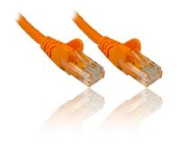 PremiumCord Câble Patch, CAT5e, UTP, Ethernet, LAN, Rapide, Flexible et Durable, RJ45, 1Gbit/s, AWG 26/7, Câble en Cuivre 100% CU, Orange, 0,5m