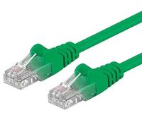 PremiumCord Câble Patch, CAT5e, UTP, Ethernet, LAN, Rapide, Flexible et Durable RJ45 1Gbit/s Câble, AWG 26/7, Câble en Cuivre 100% CU, Vert, 0,5 m