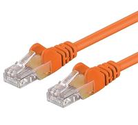 PremiumCord Câble Patch, CAT5e, UTP, Ethernet, LAN, Rapide, Flexible et Durable, RJ45, 1Gbit/s, AWG 26/7, Câble en Cuivre 100% CU, Orange, 1,5m