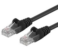PremiumCord Câble Patch, CAT5e, UTP, Ethernet, LAN, Rapide, Flexible et Durable, RJ45, 1Gbit/s, AWG 26/7, Câble en Cuivre 100% CU, Noir, 3m