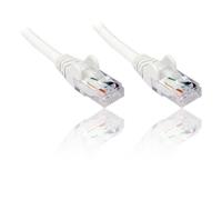 PremiumCord Câble Patch, CAT5e, UTP, Ethernet, LAN, Rapide, Flexible et Durable RJ45 1Gbit/s Câble, AWG 26/7, Câble en Cuivre 100% CU, Blanc, 1m