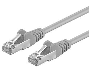 PremiumCord Câble Patch, CAT6, 1Gbit/s, FTP, Ethernet, LAN, Rapide, Flexible et Durable, RJ45, AWG 26/7, Câble en Cuivre 100% CU, Gris, 7m