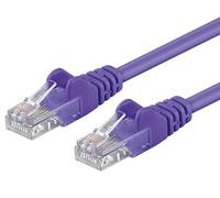 PremiumCord Câble Patch, CAT6, UTP, Ethernet, LAN, Rapide, Flexible et Durable RJ45 1Gbit/s Câble, AWG 26/7, Câble en Cuivre 100% CU, Violet, 3m