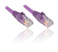 PremiumCord Câble Patch, CAT6, UTP, Ethernet, LAN, Rapide, Flexible et Durable RJ45 1Gbit/s Câble, AWG 26/7, Câble en Cuivre 100% CU, Violet, 1,5 m