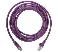 PremiumCord Câble Patch, CAT6a, 10Gbit/s, S/FTP, PIMF, Ethernet, LAN, Rapide, Flexible et Durable, RJ45, AWG 26/7, Câble en Cuivre 100% CU, Violet, 3m