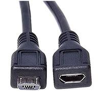 PremiumCord Câble rallonge Micro USB 2.0 mâle/Femelle Noir 3 m