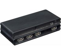 PremiumCord Commutateur 4K HDMI 3:1 Avec Télécommande, UHD 4K 2160p 60Hz, Full HD 1080p, 3D, HDP 2.2, ARC, Alimentation 5V/1A, Plastique, Noir