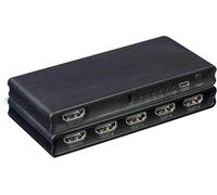 PremiumCord Commutateur 4K HDMI 5:1 Avec Télécommande, UHD 4K 2160p 60Hz, Full HD 1080p, 3D, HDP 2.2, ARC, Alimentation 5V/1A, Plastique, Noir