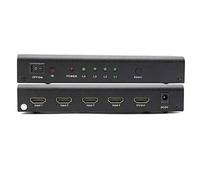 PremiumCord Commutateur HDMI 4 : 1 métal avec télécommande et Bloc dalimentation - khswit41b