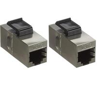 PremiumCord Coupleur RJ45 CAT6 8/8 STP Keystone (Lot de 2)