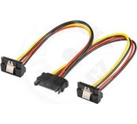 PremiumCord distributeur de courant pour HDD SATA - 2x SATA - coudé à 90