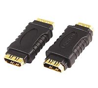 PremiumCord Embrayage Adaptateur HDMI A vers HDMI A Femelle Femelle pour Full HD 1080p 3D Couleur Noir Plaqué Or