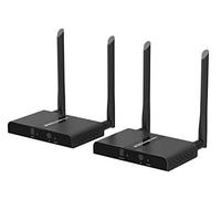 PremiumCord Extender sans Fil HDMI Jusqu'à 100 m, 5.8 GHz, Permet la Connexion Matricielle de 2 Canaux et 2 Destinataires, Résolution Vidéo Full HD 1080p