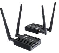 PremiumCord Extender sans Fil HDMI Jusqu'À 200 m, Full HD 1080p, HDMI 1.3, HDCP 1.3, Boîtier Métallique