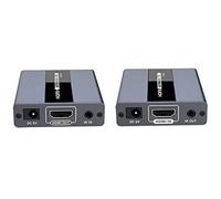 PremiumCord Extendeur HDMI 120 m sur LAN Non compressé et sans Latence - khext120-4