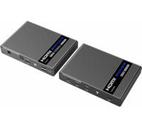 PremiumCord Extension KVM HDMI 2.0 Ultra HD jusqu'à 70 m avec Transmission USB Via câble Patch Cat6/Cat6a/Cat7, boîtier en métal, Compatible avec 4Kx2K @ 60Hz