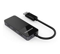 PremiumCord MST Adaptateur DisplayPort 1.4 vers 3 Ports HDMI 2.0 pour écrans jusqu'à 8K @ 30 Hz (Trois Fois 4K), Extended + Mirror + Mode Duplicate Noir