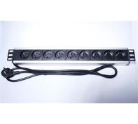 PremiumCord Panneau d'alimentation pour goélands 19" 1.5U, 9x230V, 2m de câble