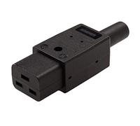 PremiumCord Prise Secteur 230 V 16 A, IEC C19, IEC60320, Couleur : Noir