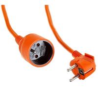 PremiumCord Rallonge 230V 20 m – Schuko Type F avec sécurité enfant – Orange