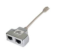 PremiumCord Répartiteur modulaire RJ45 2 Ports 10/100Base T