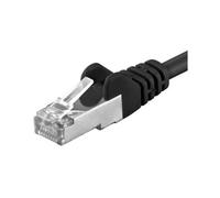 PremiumCord SP6ASFTP020C câble de réseau Noir 2 m Cat6a SF/UTP (S-FTP)