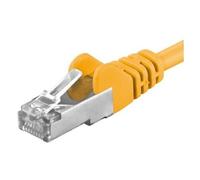 PremiumCord SP6ASFTP050Y câble de réseau Jaune 5 m Cat6a SF/UTP (S-FTP)