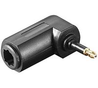 PremiumCord TOS OPTICE Reducer Bent 90 °, TOS3,5 M - TOS F, Bouchon de Prise, Noir