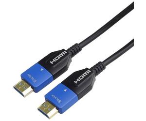 Premiumcord Ultra High Speed Hdmi 2.1 Optical Aoc Fiber Cable 8k@60hz, Gold Plated Connectors 30 M