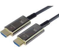 PremiumCord Ultra High Speed HDMI 2.1 optical fiber cable 8K/60Hz, gold plated 30m