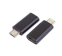 PremiumCord – Adaptateur USB-C pour Micro USB (Socket Micro-B / Plug-in) Noir