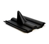 PremiumX - Couverture de toit "Frankfurter" / "Finkenberger" Tuile de toit noire Couverture de toit Tuile de toit en plastique PVC