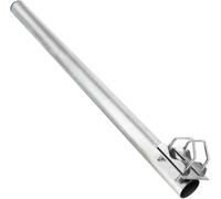 PremiumX Support de Balcon 40cm Ø 48mm Acier Mât Support de Balustrade pour Parabole Satellite Antenne Satellite Installation Miroir Satellite Extension - également utilisable comme Extension de mât