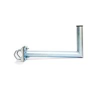 PremiumX Support de Balcon de 25 cm pour Balustrade de Balcon - Support d'antenne Satellite - Support pour antenne parabolique - Acier galvanisé