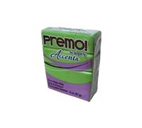 Premo Sculpey Accents Polymer Clay 2oz-Bright Green Pearl
