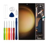 [Prend en charge les empreintes digitales] [Nouveau] Écran tactile Duotipa OLED Digitizer Assemblée Remplacement pour Galaxy S23 Ultra SM-S918U SM-S918U1 SM-S918B SM-S918W SM-S918E avec kit d'outils