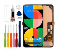 [Prend en charge les empreintes digitales] [Nouveau] Écran tactile LCD Duotipa de remplacement pour Google Pixel 5A 5G G1F8F, G4S1M avec kit d'outils de réparation techniques, noir.