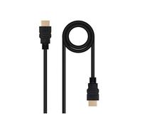 PRENDELUZ Câble HDMI V2.0 4K@60Hz 18 Gbps 1,5 m, idéal pour la transmission de vidéos haute définition et la connexion d'appareils multimédias.