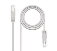 PRENDELUZ Câble réseau Cat.5E UTP AWG24, 2 m, idéal pour les connexions Ethernet et la transmission de données sur les réseaux domestiques et bureaux.