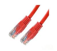 PRENDELUZ Câble réseau Cat.6 UTP AWG24 de 1,0 m, rouge, idéal pour connecter des appareils sur des réseaux Ethernet et améliorer la vitesse de transfert.