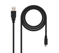 PRENDELUZ Câble USB 2.0 type A/M vers Micro USB B/M, 1,8 m, idéal pour charger des appareils et transférer des données rapidement et efficacement.