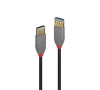 PRENDELUZ Câble USB type A/A 3.1 Gen 1 mâle vers femelle 2 mètres, 5 Gbps, compatible avec ordinateur portable, disque dur, appareil photo, moniteur, imprimante et plus